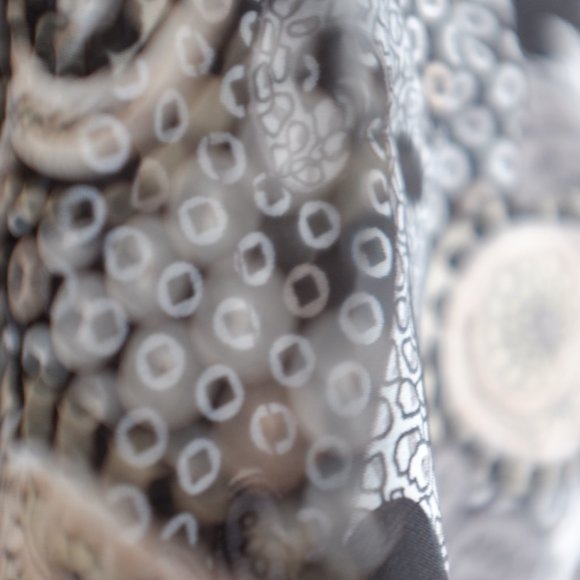 COPY - Ricki's Paisley print poncho style sheer blouse - Picture 6 of 10